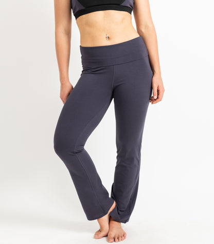 Wide Leg Leggings - Graphite