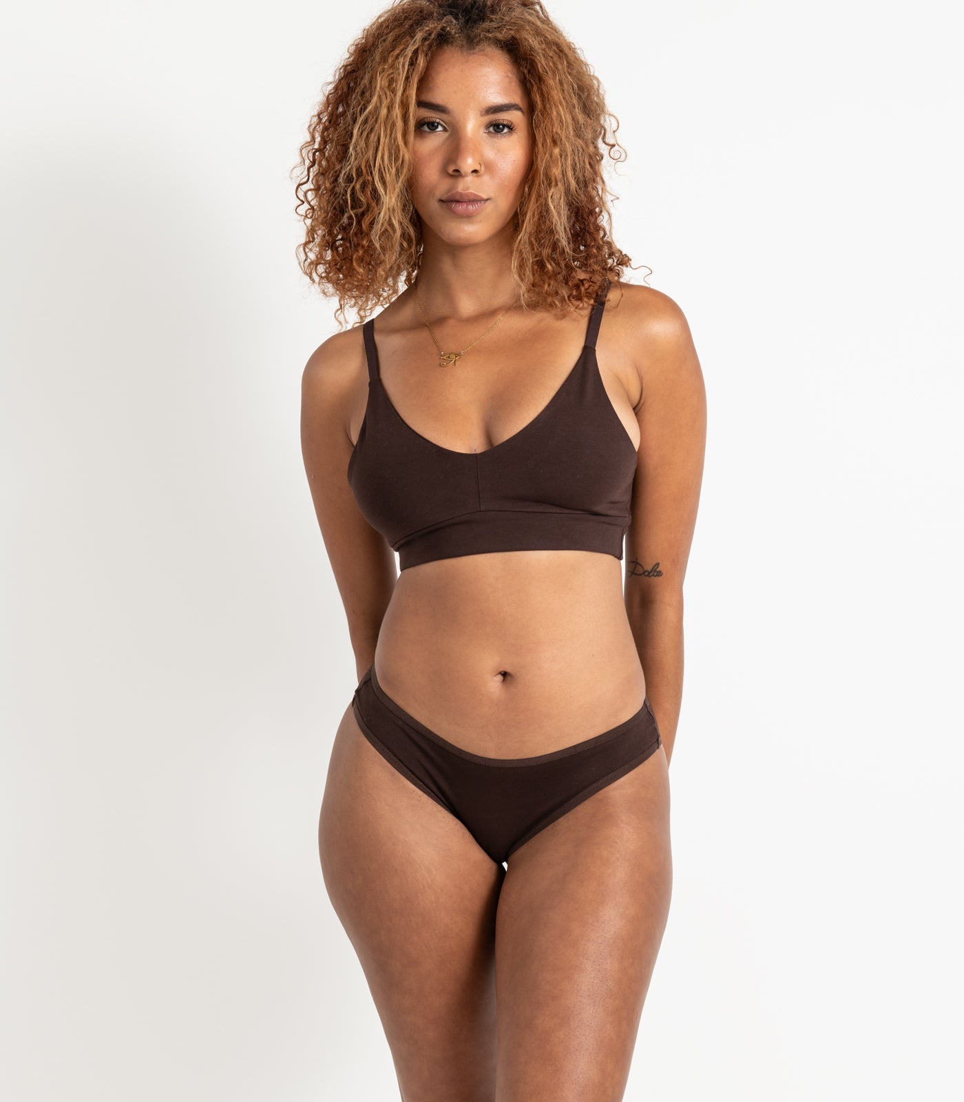 Bhumi Organic Cotton - Bikini (2 Pack) - Coffee Bean