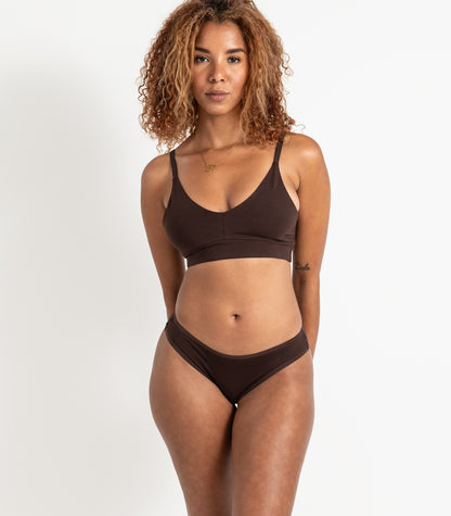 Bhumi Organic Cotton - Bikini (2 Pack) - Coffee Bean