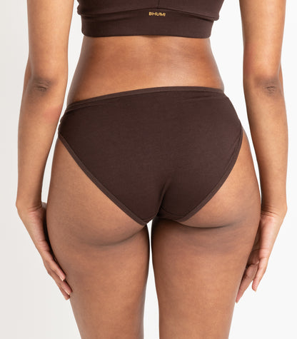 Bhumi Organic Cotton - Bikini (2 Pack) - Coffee Bean