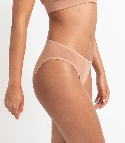 Bhumi Organic Cotton - Bikini (2 Pack) - Mocha Mousse