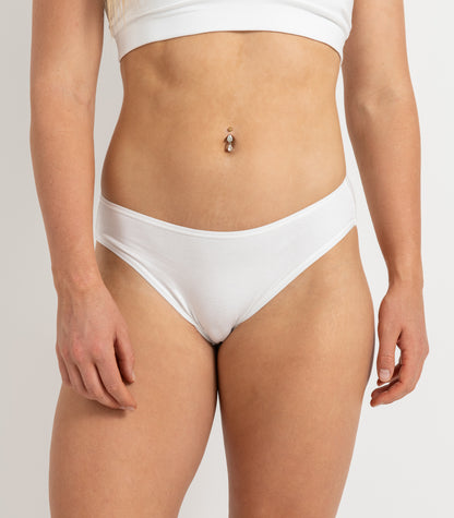 Bhumi Organic Cotton - Bikini (2 Pack) - White
