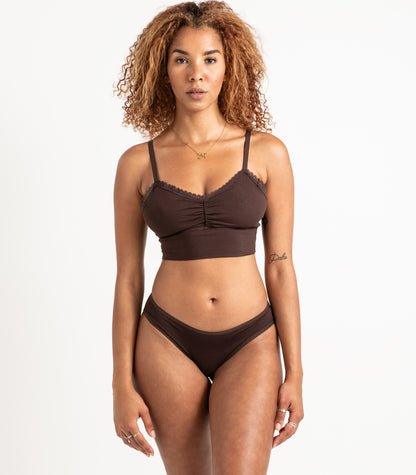 Bralette - Coffee Bean
