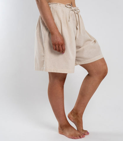Organic Khadi Breeze Shorts - Natural