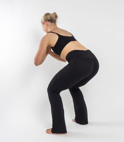 Organic Cotton Active+ Pocket Flared Leggings