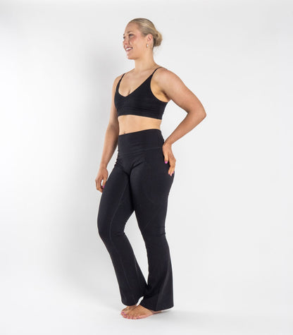 Organic Cotton Active+ Pocket Flat Front Leggings
