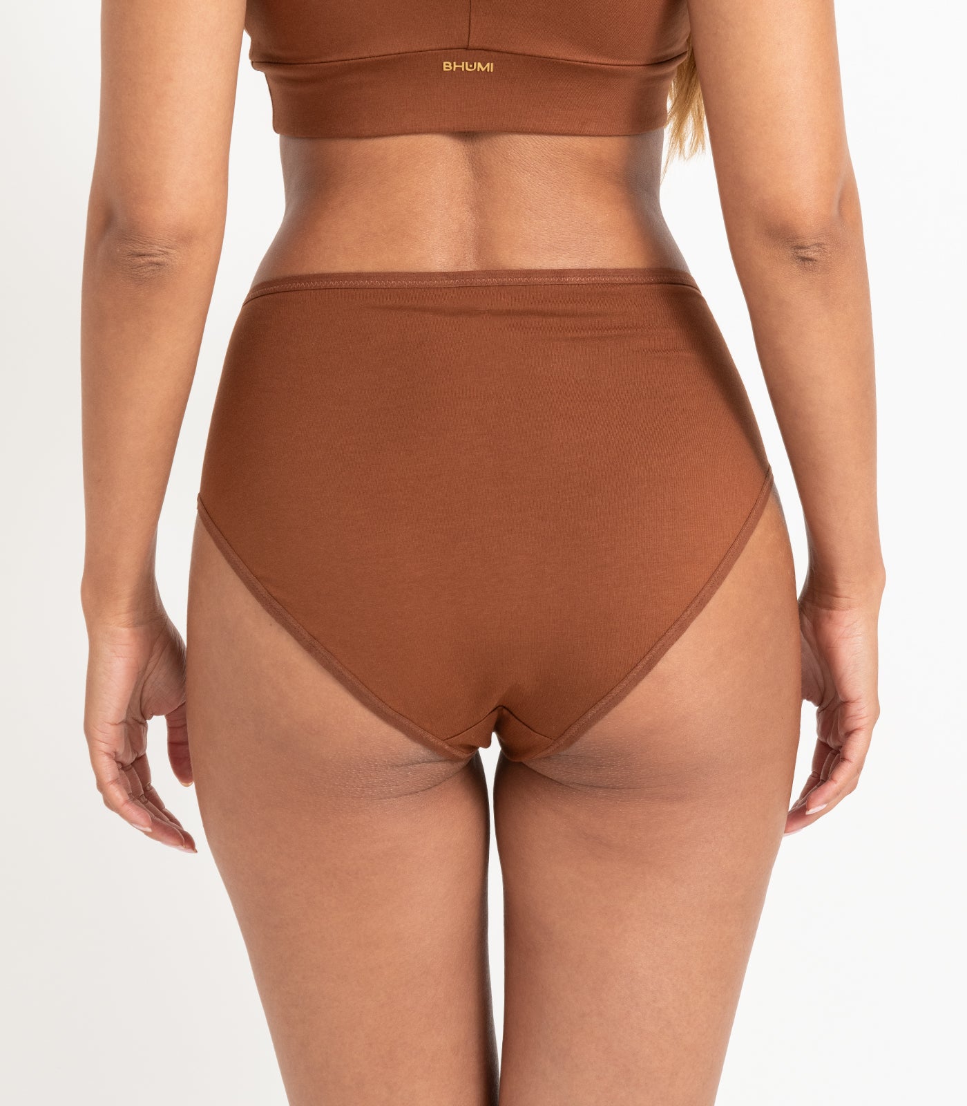 Bhumi Organic Cotton - Hi Cut Brief (2 Pack) - Tortoiseshell