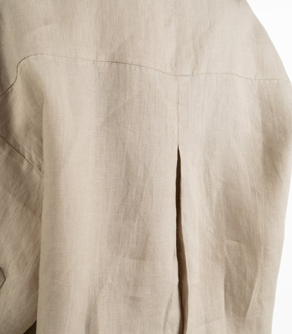 Organic Linen Lounge Shirt - Raw