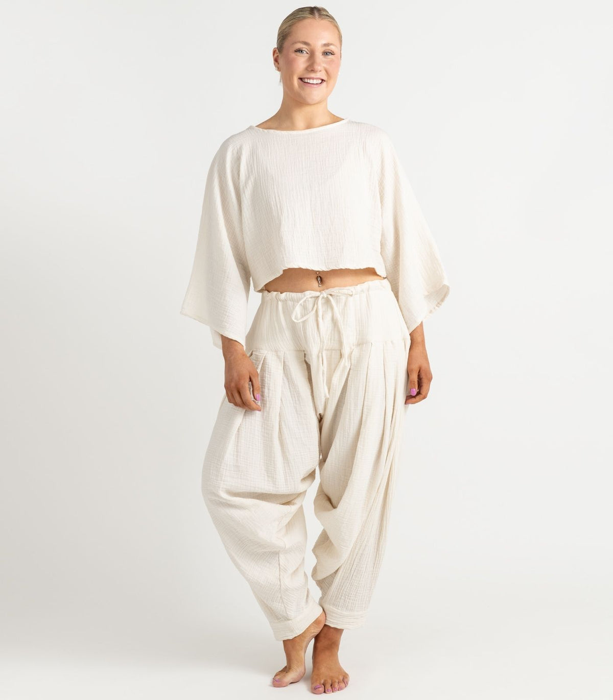 Organic Muslin Sunrise Shirt - Natural