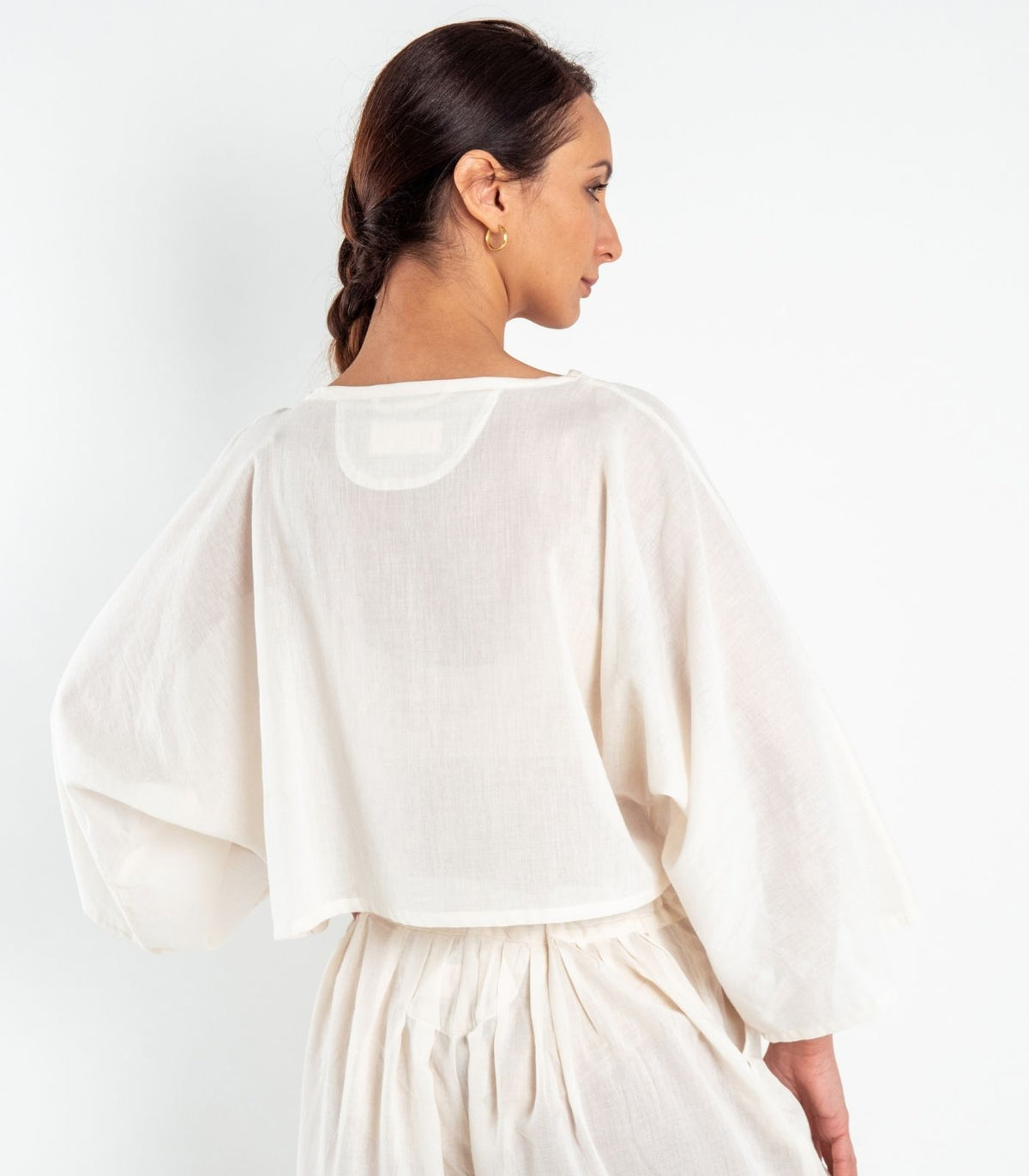 Organic Voile Sunrise Shirt - Natural