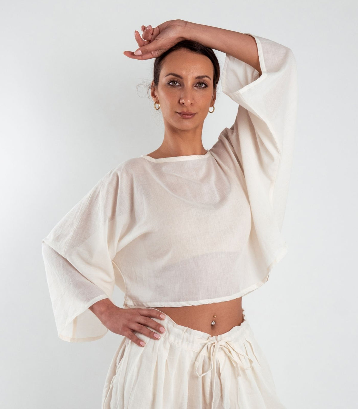 Organic Voile Sunrise Shirt - Natural