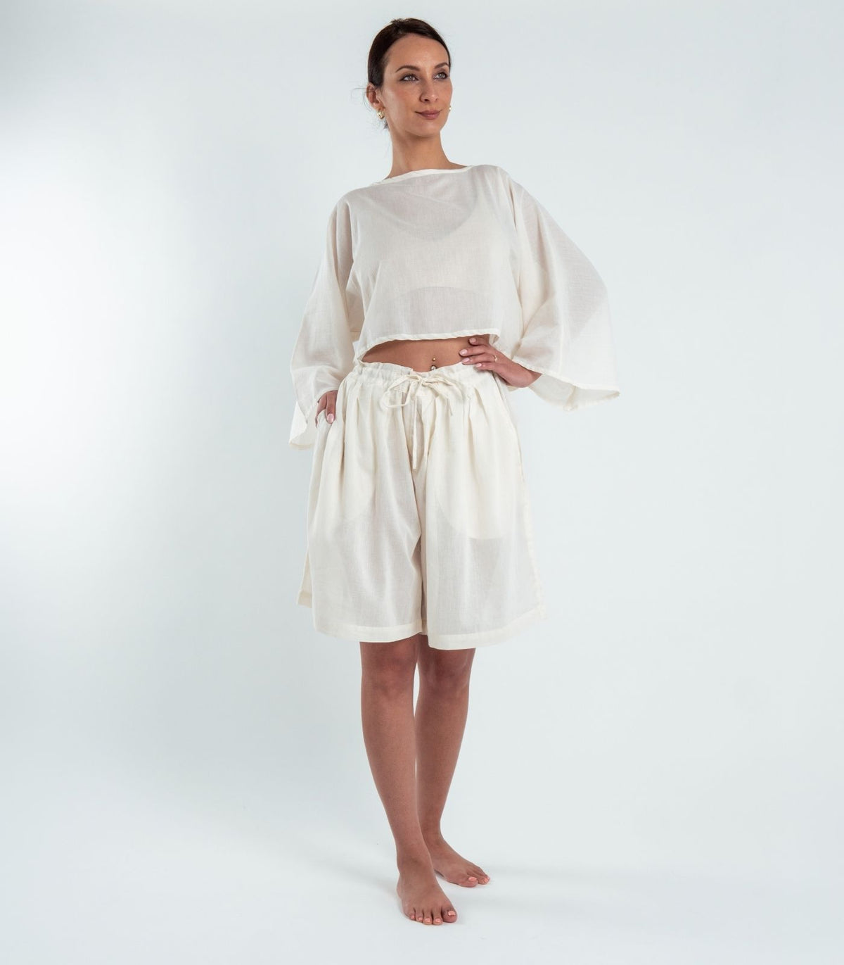 Organic Voile Sunrise Shirt - Natural