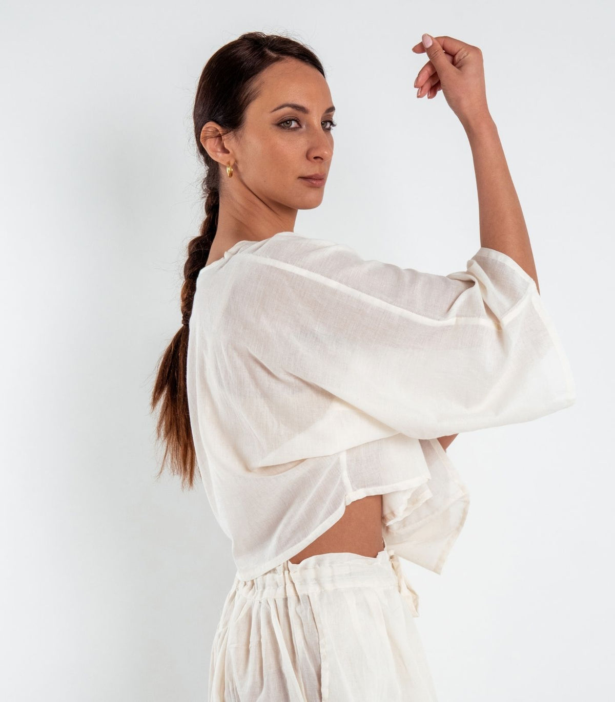 Organic Voile Sunrise Shirt - Natural