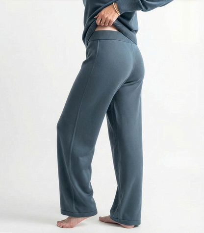 Bhumi Organic Cotton - Fine Knit Pant - Orion Blue
