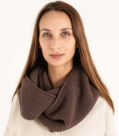 Bhumi Organic Cotton - Infinity Knit Scarf (3 pack) - Preorder - Chocolate