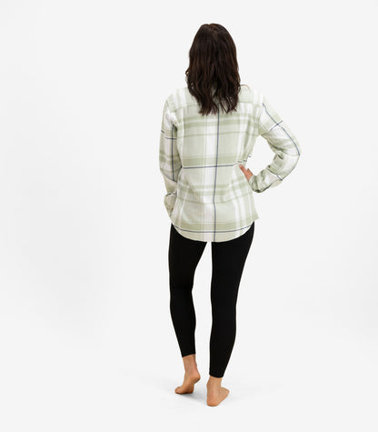 Bhumi Organic Cotton - Flannelette Shirt - Sage Plaid