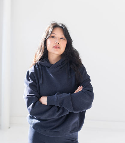 Bhumi Organic Cotton - Hoodie - Navy Melange