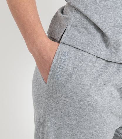 Bhumi Organic Cotton - Jersey Long PJ Set - Grey Melange