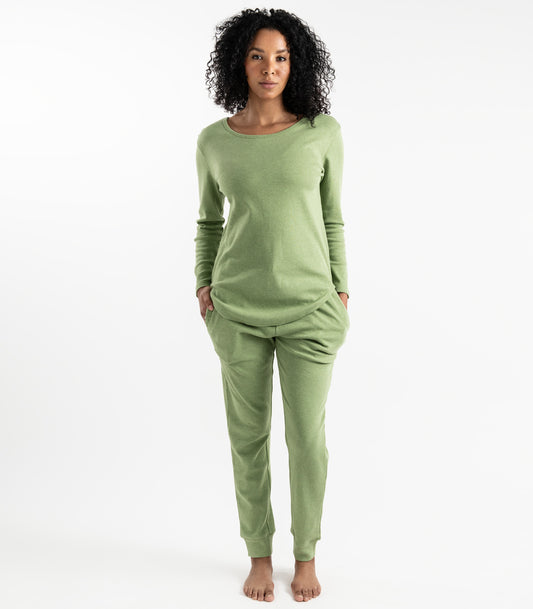 Matcha - Jersey Knit Long PJ Set