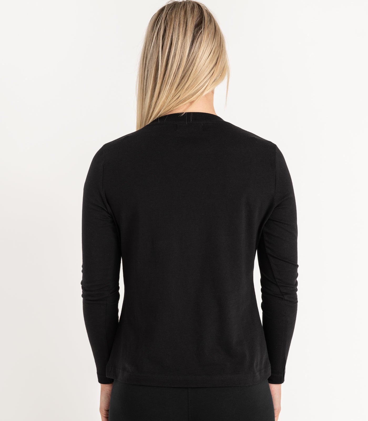 Bhumi Organic Cotton - Basic Long Sleeve Top - Black