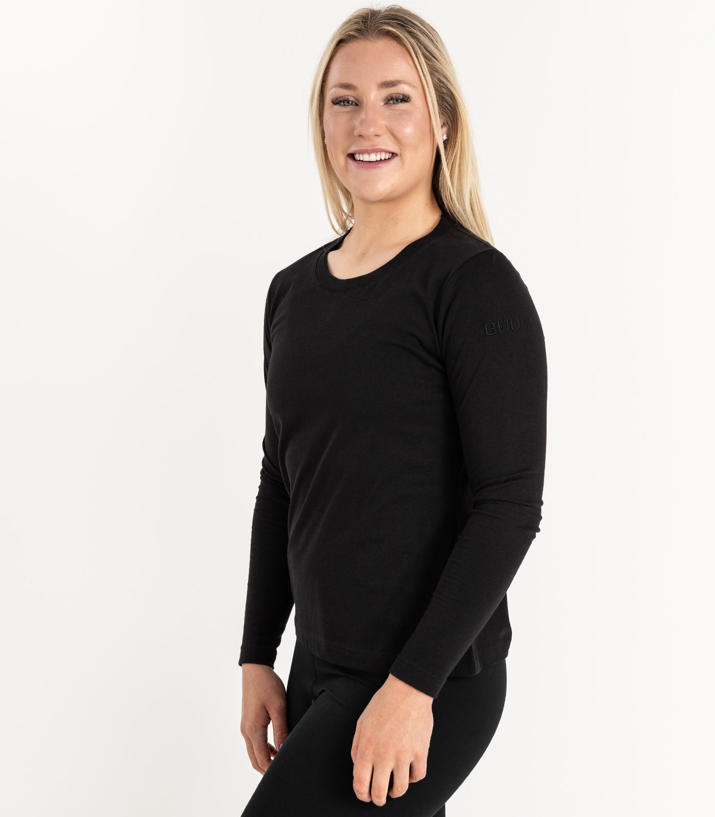 Bhumi Organic Cotton - Basic Long Sleeve Top - Black