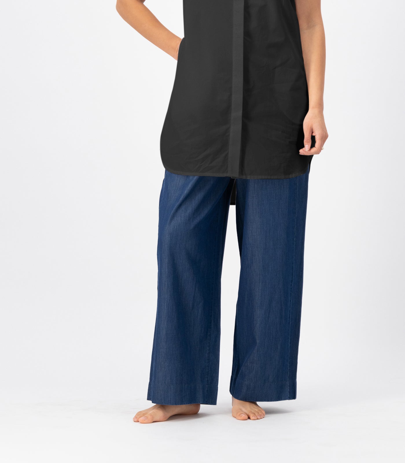 Bhumi Organic Cotton - Shirt Dress - Black
