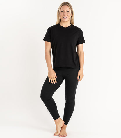 Bhumi Organic Cotton - Oversized Boxy Tee - Black