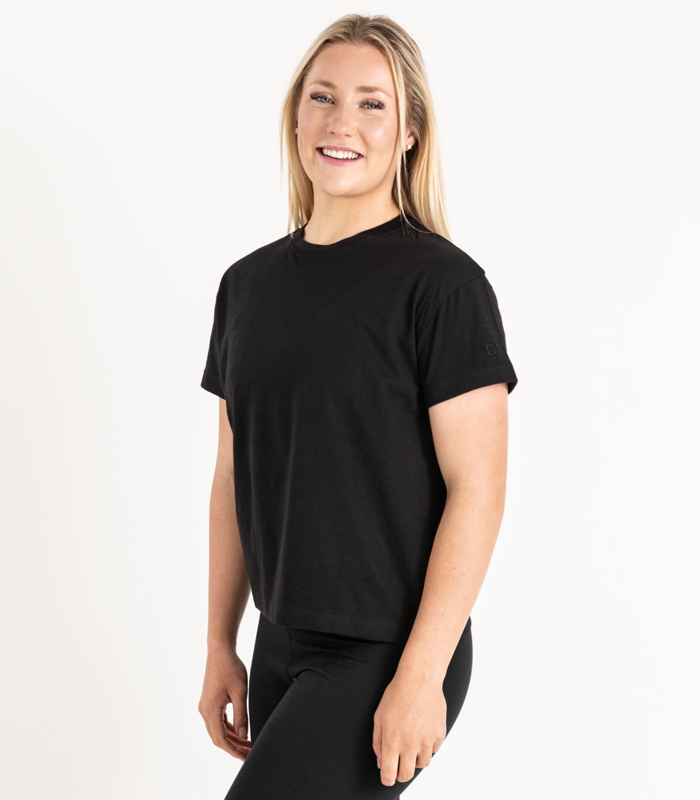 Bhumi Organic Cotton - Oversized Boxy Tee - Black