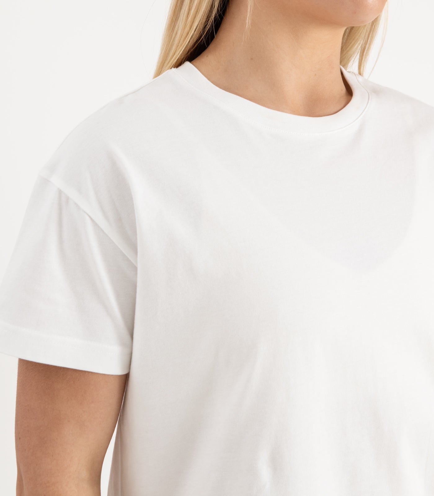 Bhumi Organic Cotton - Oversized Boxy Tee - White