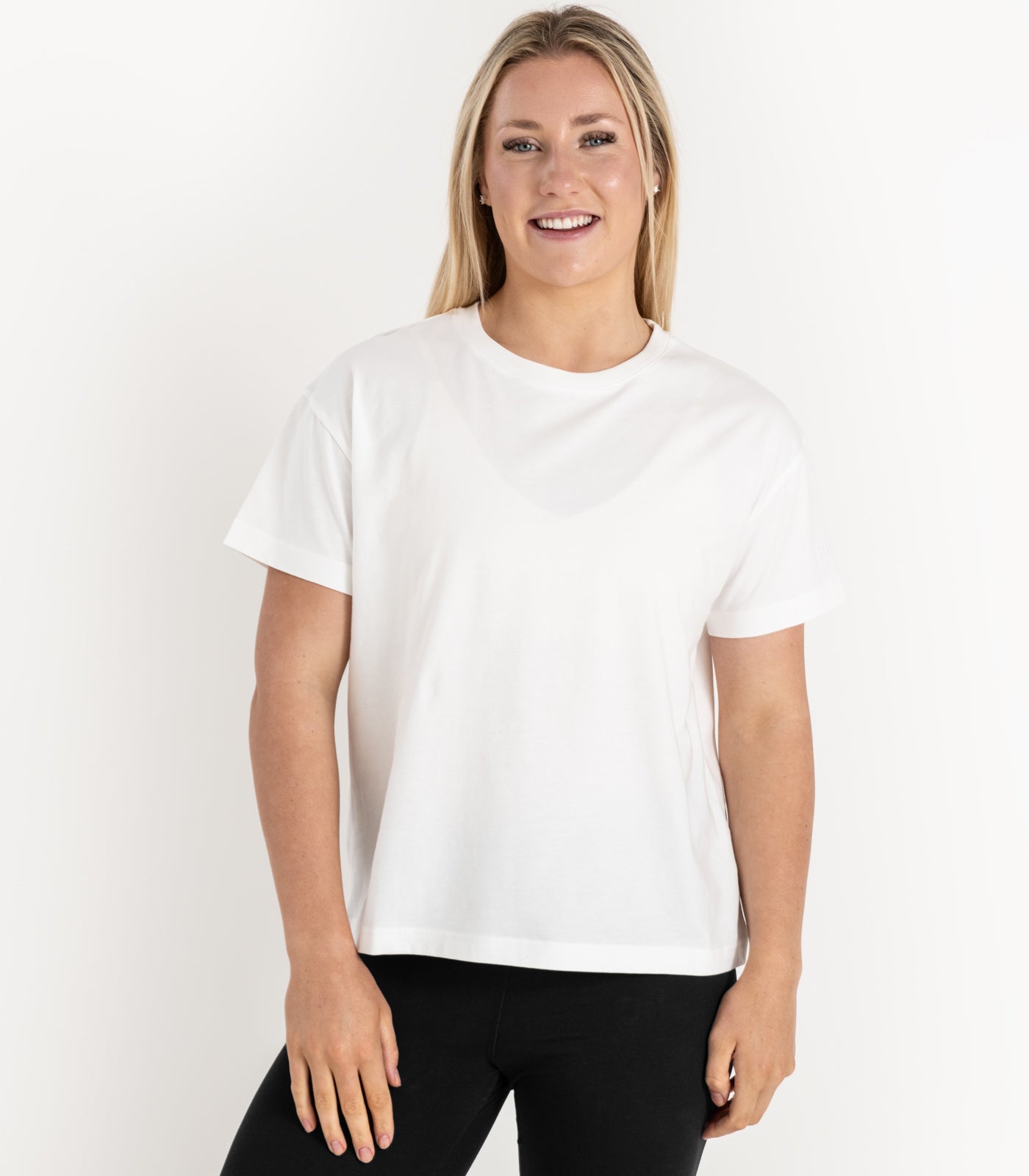Bhumi Organic Cotton - Oversized Boxy Tee - White