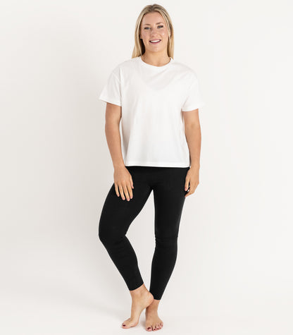 Bhumi Organic Cotton - Oversized Boxy Tee - White
