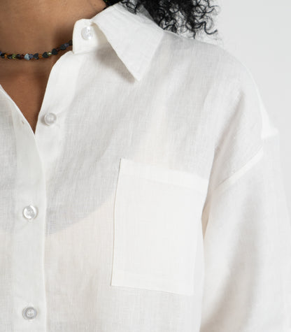 Organic Linen Lounge Shirt