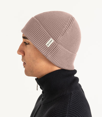 Bhumi Organic Cotton - Knit Beanie - Rose Quartz