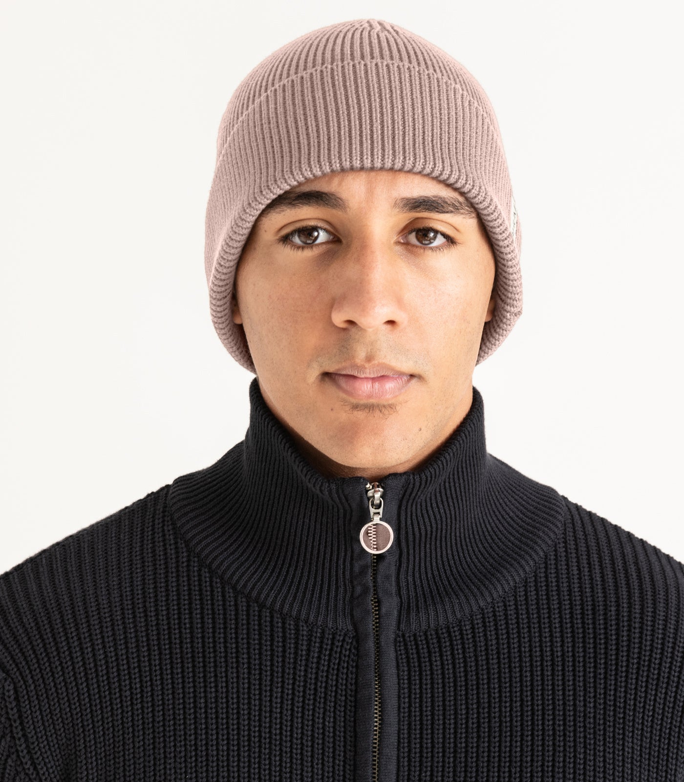 Bhumi Organic Cotton - Knit Beanie - Rose Quartz