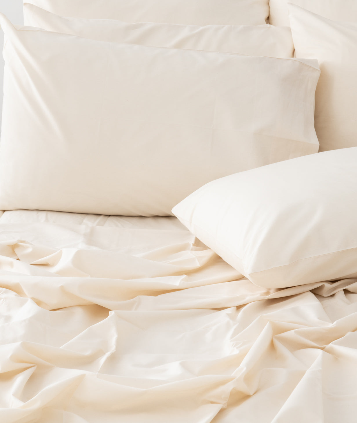 Bhumi Organic Cotton - Fitted - Percale Sheet - Natural