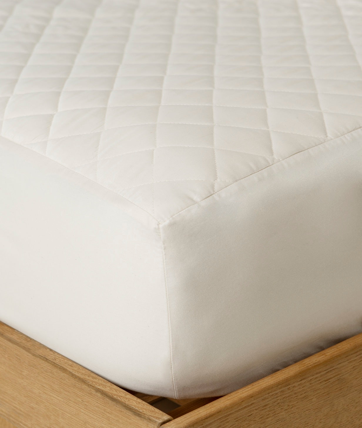 Bhumi Organic Cotton - Mattress Protector Sateen - Natural 