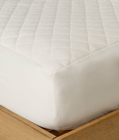 Bhumi Organic Cotton - Mattress Protector Sateen - Natural 